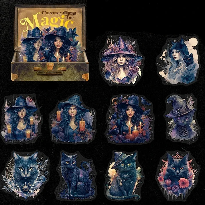 Mysterious Magic Box Ephemera Sticker Collection 🔮✨