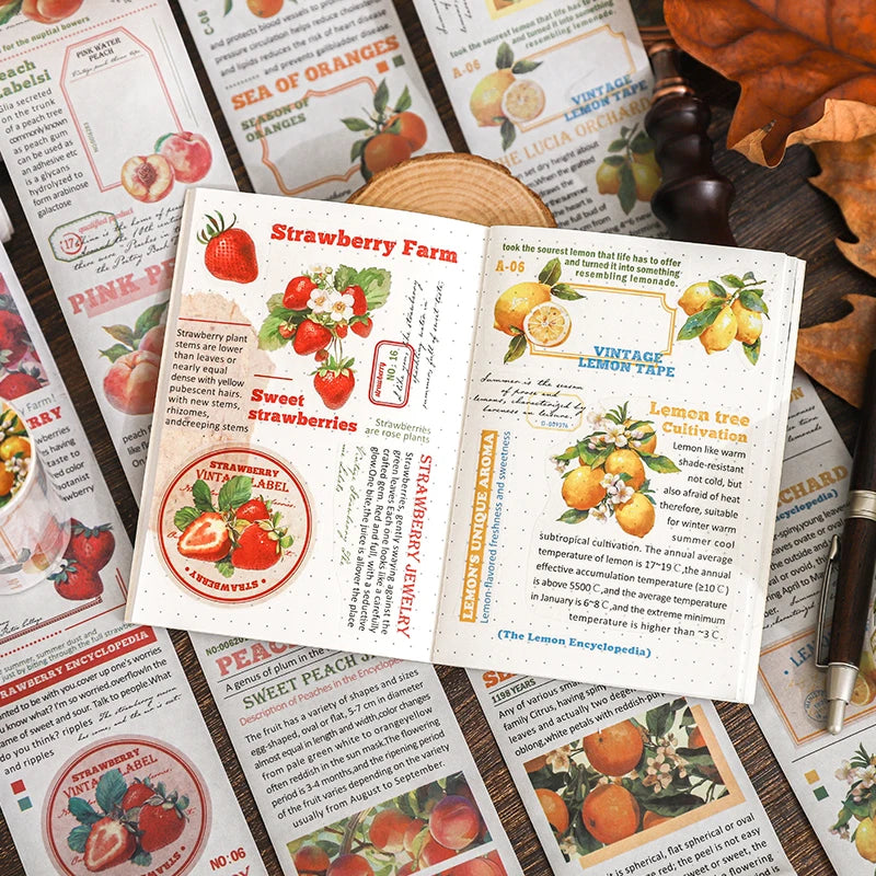 Fruit Encyclopedia Washi Tape