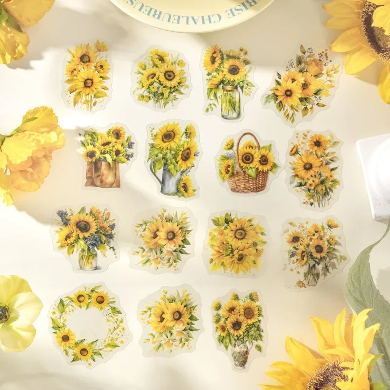 Sunflower Cottage PET Sticker Set