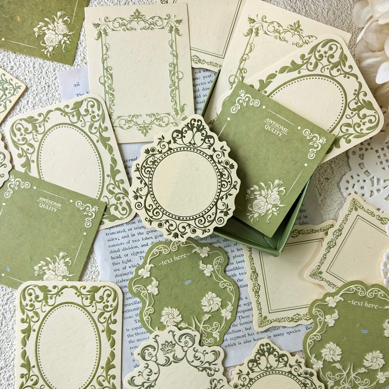 Vintage Frame Paper Set