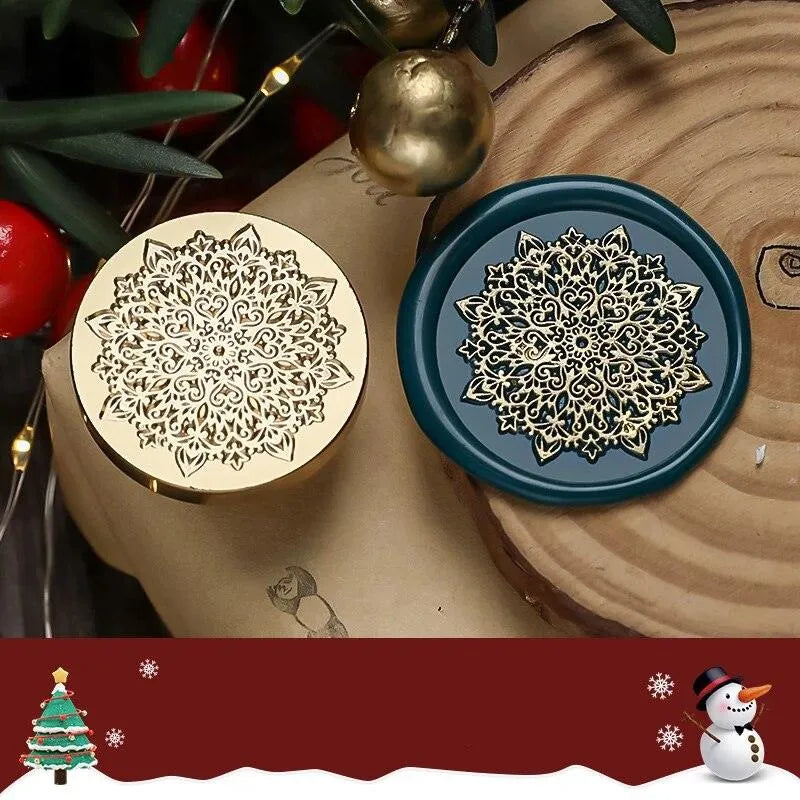 Merry Christmas Wax Seal Heads for Journaling & Scrapbooking - PaperWrld