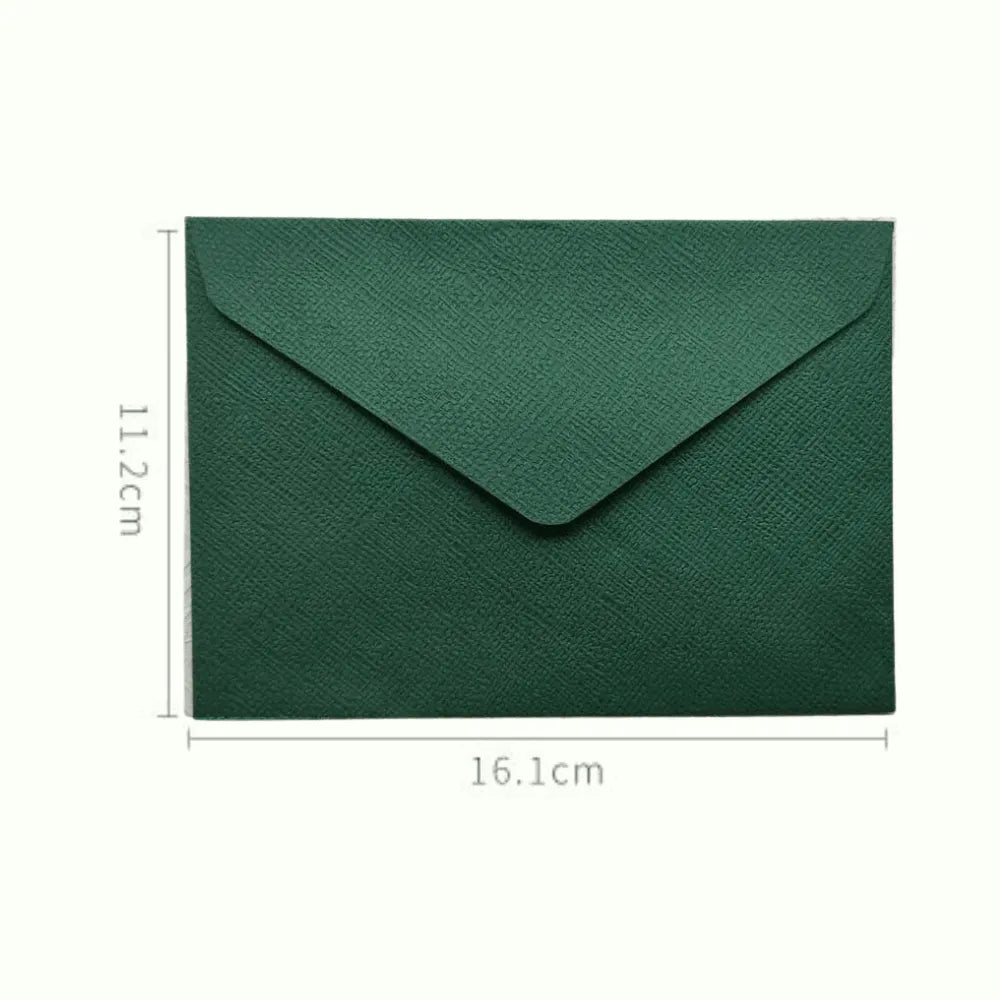 20 Pcs Linen Woven C6 Retro Envelopes for Journaling & Scrapbooking - PaperWrld
