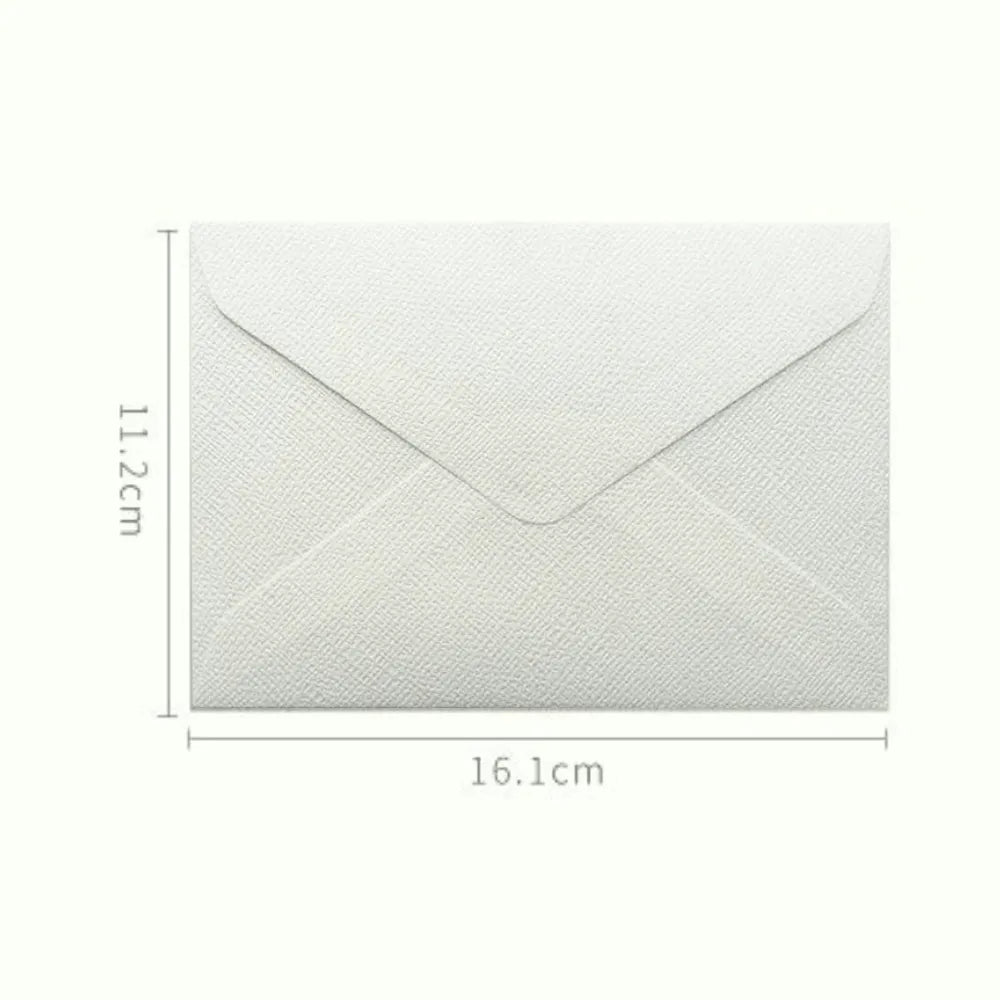 20 Pcs Linen Woven C6 Retro Envelopes for Journaling & Scrapbooking - PaperWrld