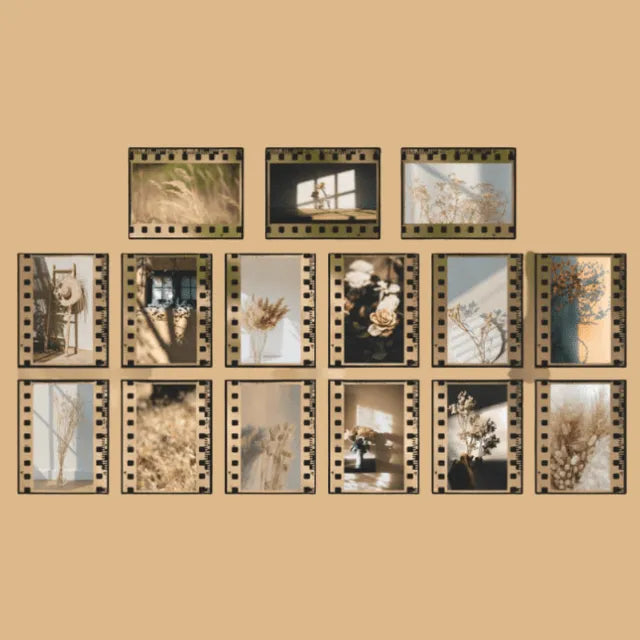 30 Pcs Photo Negative Stickers for Journaling & Scrapbooking - PaperWrld