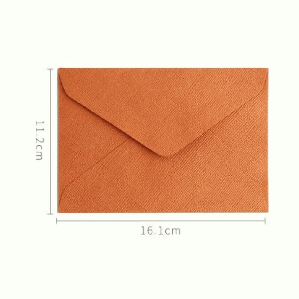 20 Pcs Linen Woven C6 Retro Envelopes for Journaling & Scrapbooking - PaperWrld