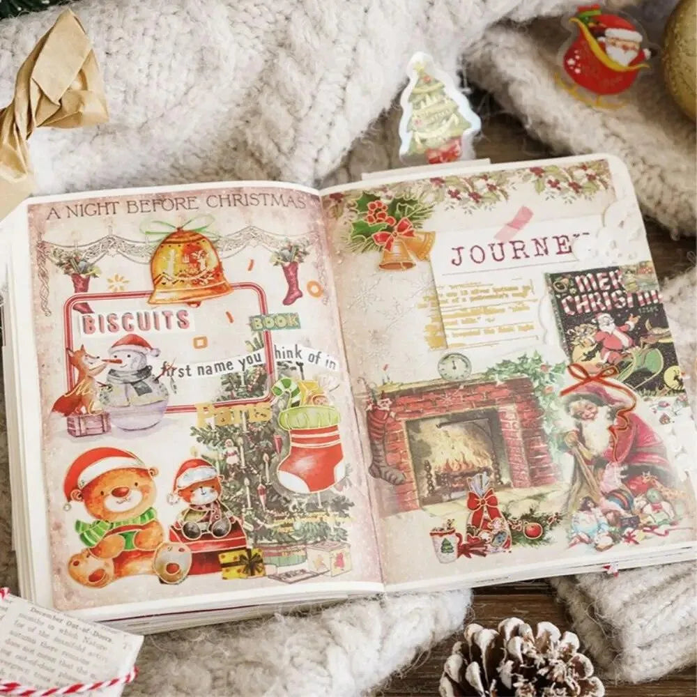 30 Pcs PET Christmas Stickers for Journaling & Scrapbooking - PaperWrld