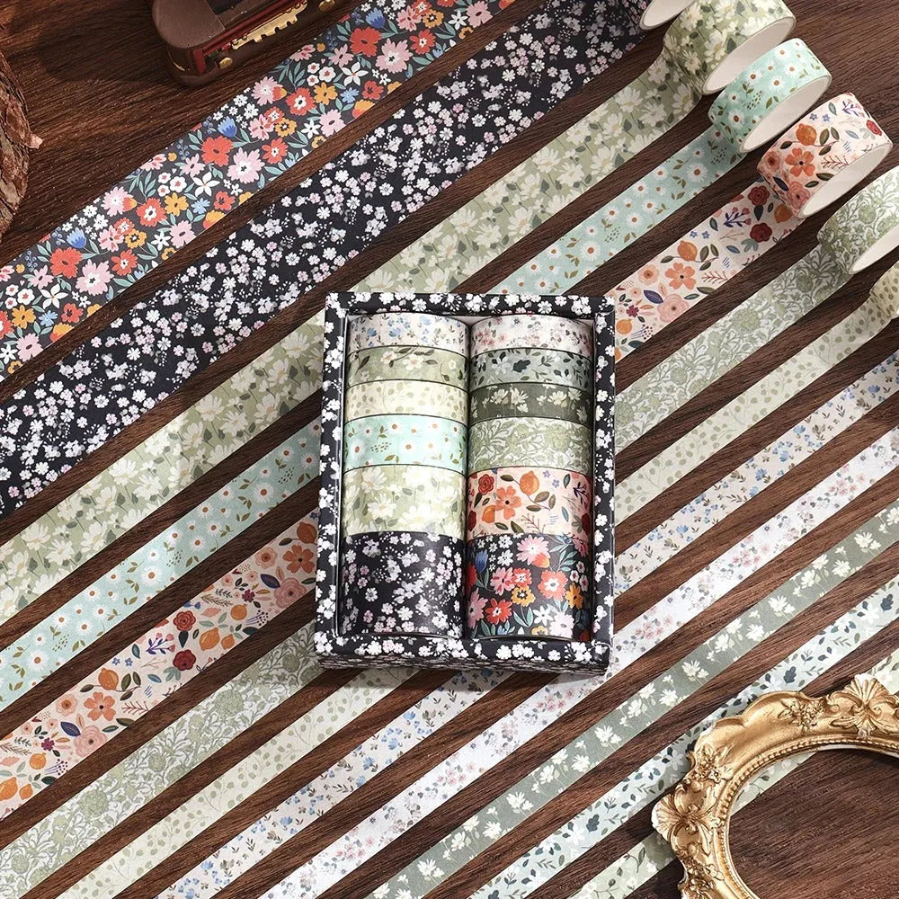 Floral Serenity Washi Tape Set