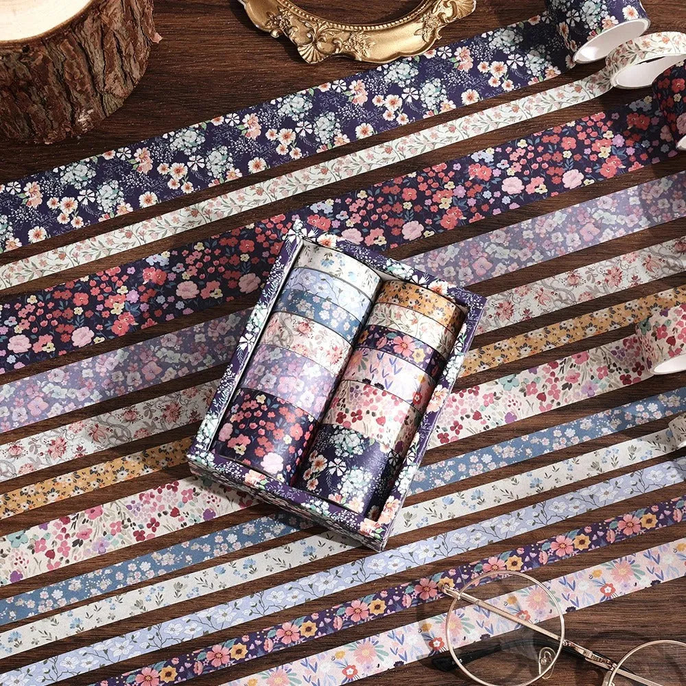 Floral Serenity Washi Tape Set