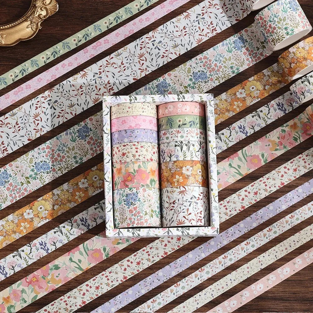 Floral Serenity Washi Tape Set