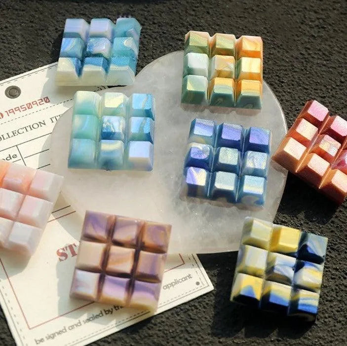 Glitter Wax Seal Beads - 36-Piece Chocolate Bar Style Pack for Journaling & Scrapbooking - PaperWrld