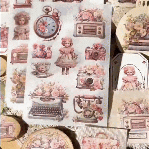 Blush Tales Rub-On Transfer Stickers