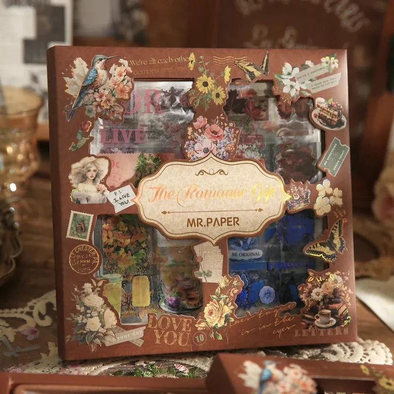 The Romantic PET Stickers Set