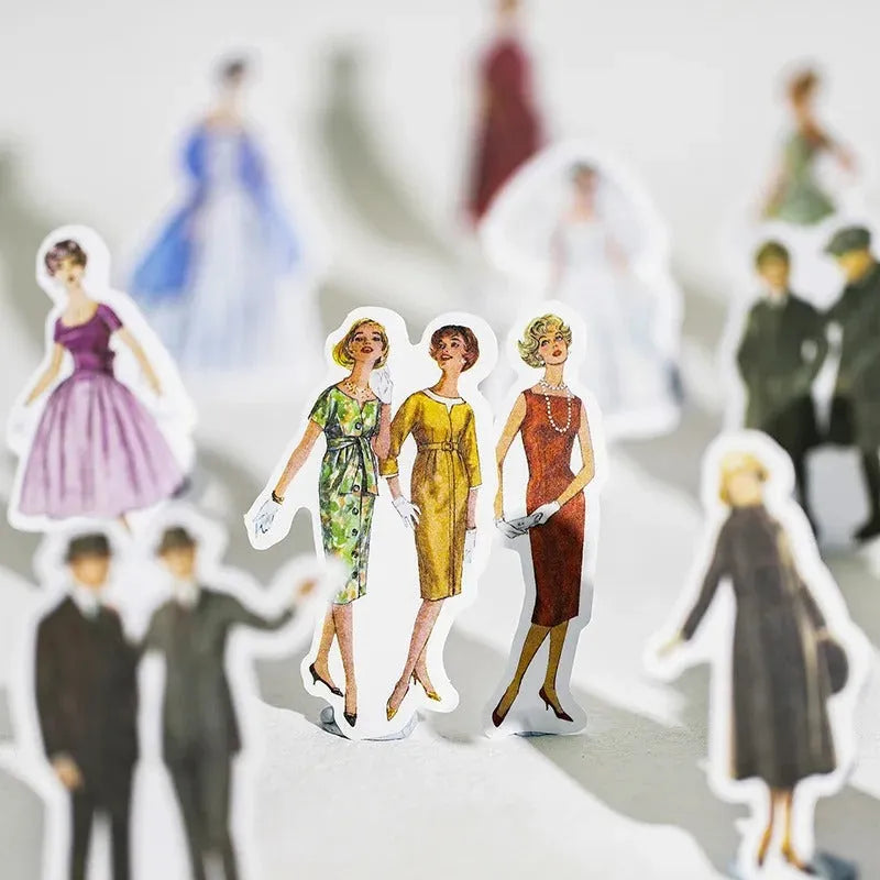 Retro Fashion Washi Stickers