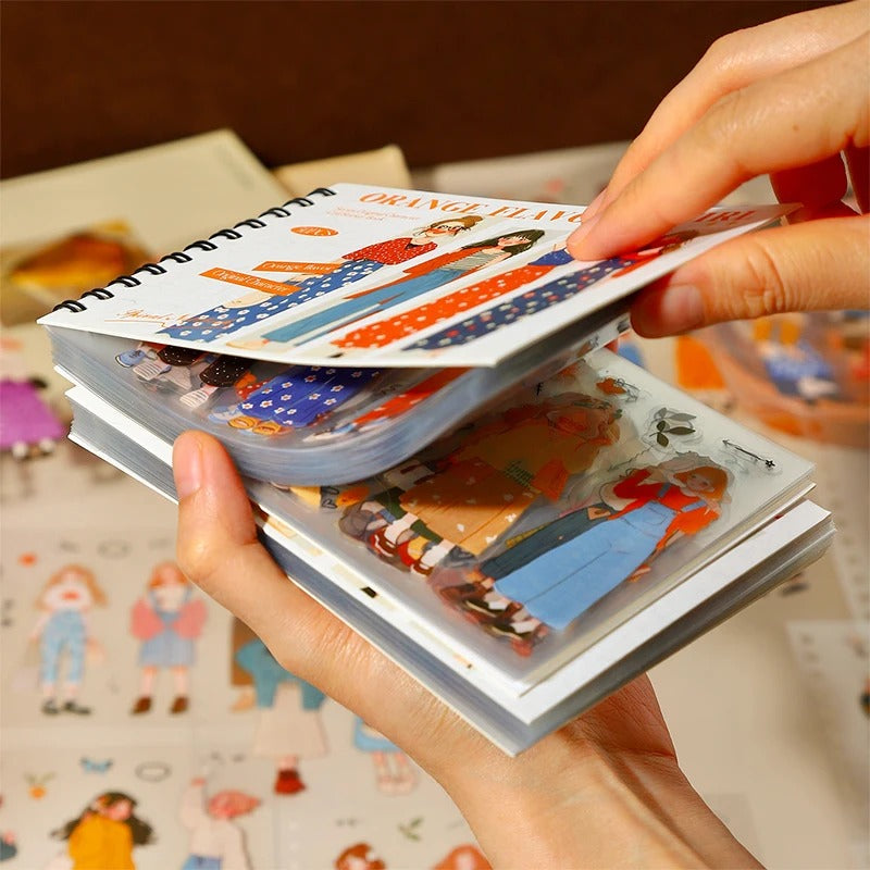Orange Flavored Girl – PET Sticker Book