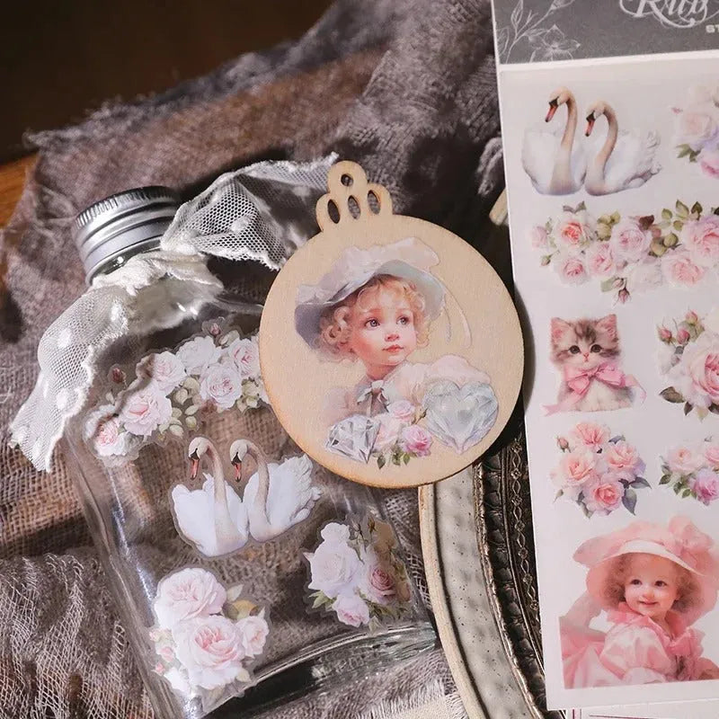 Blush Tales Rub-On Transfer Stickers