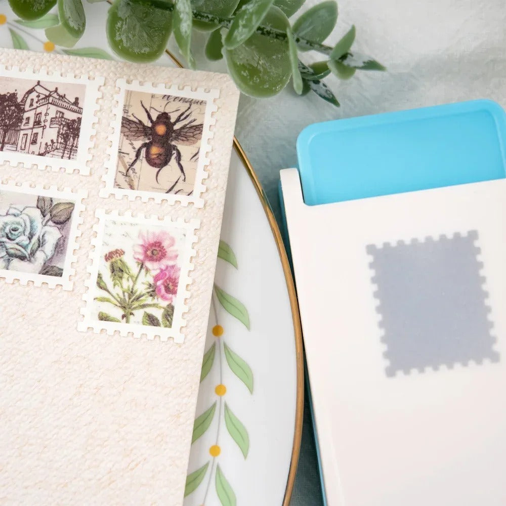 Stamp-Edge Paper Punch – Mini Postage Shape Cutter