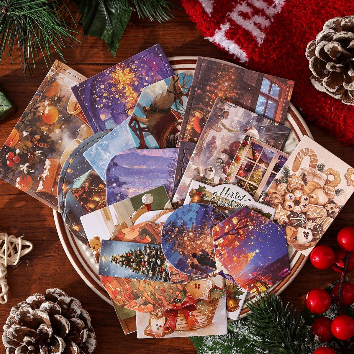 Neon Christmas Eve Scrapbook Box