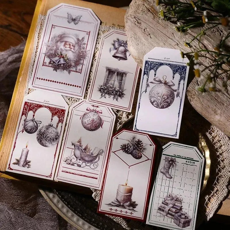 Elegant Holiday Rub-On Transfer Stickers