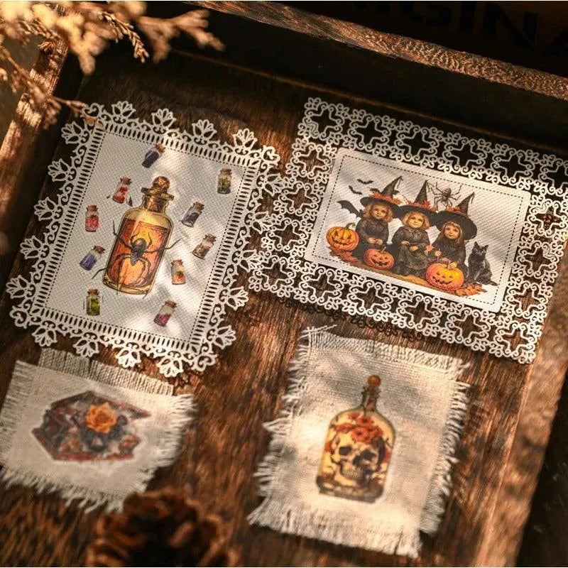 Halloween Gothic Rub-On Stickers