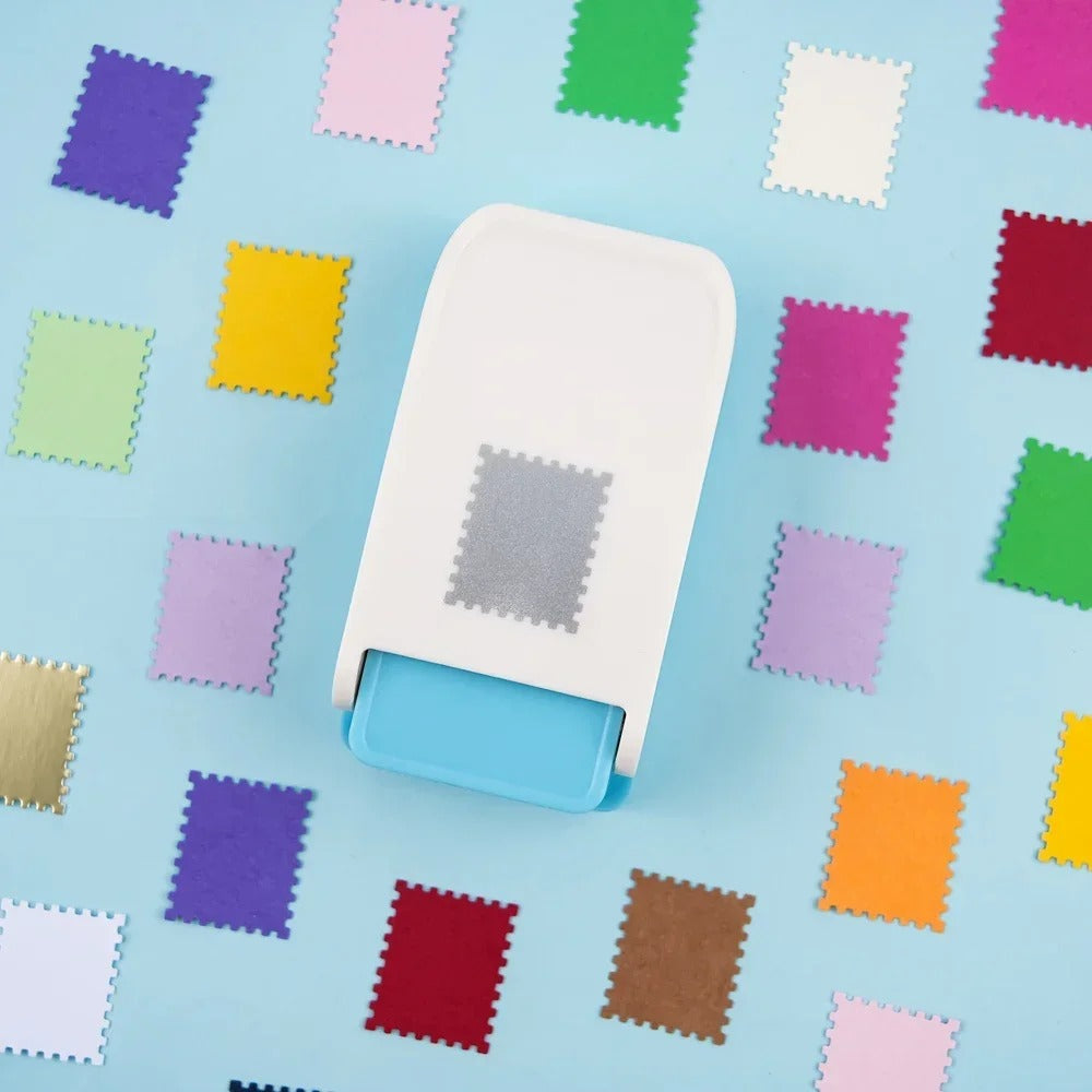 Stamp-Edge Paper Punch – Mini Postage Shape Cutter