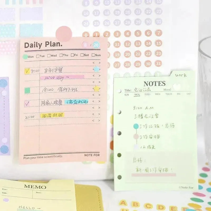 Pastel Planning Stickers Set