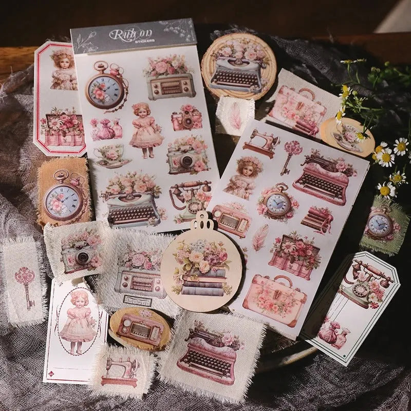 Blush Tales Rub-On Transfer Stickers