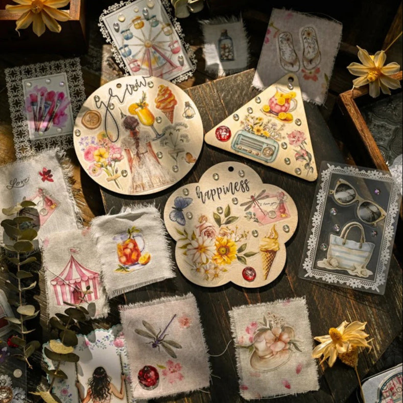 Whimsical Summer Dreams - Rub-On Transfer Stickers