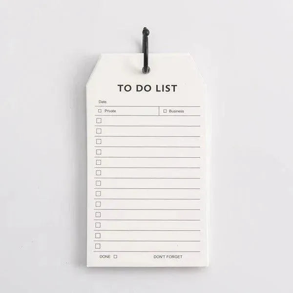 Daily Schedule & To-Do List Portable Pads – 52 Sheets per Set