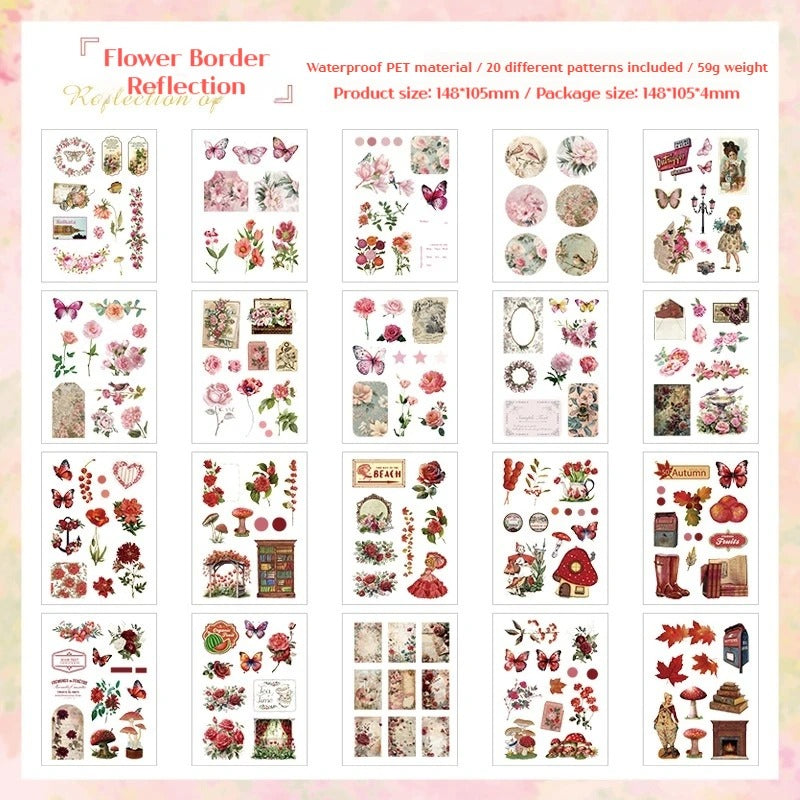 Seasonal Reverie – PET Sticker Book Collection