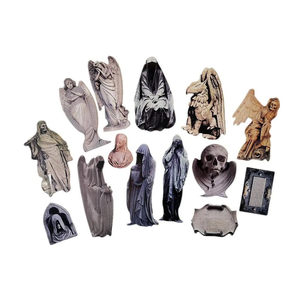 14Pcs Macabre Paper Cardstock for Journaling & Scrapbooking - PaperWrld