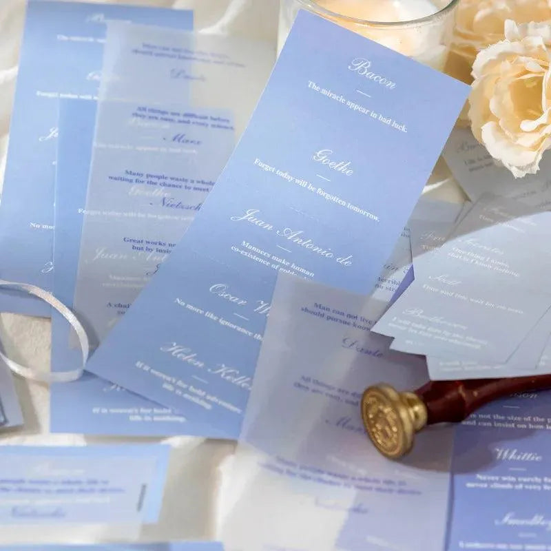 15 Pcs English Phrases Craft Paper for Journaling & Scrapbooking - PaperWrld