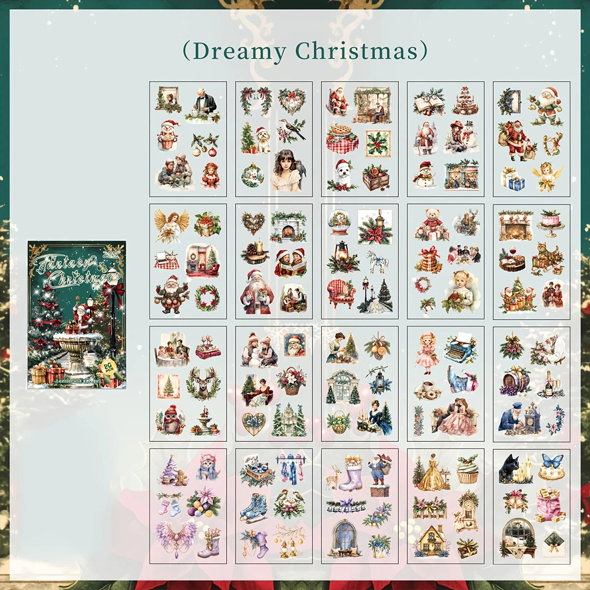 Christmas Fantasy Sticker Book