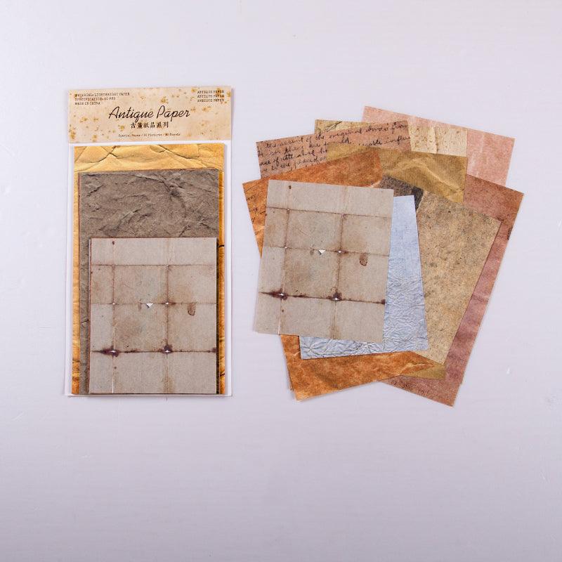 Antique Paper Series for Journaling &amp; Scrapbooking - PaperWrld