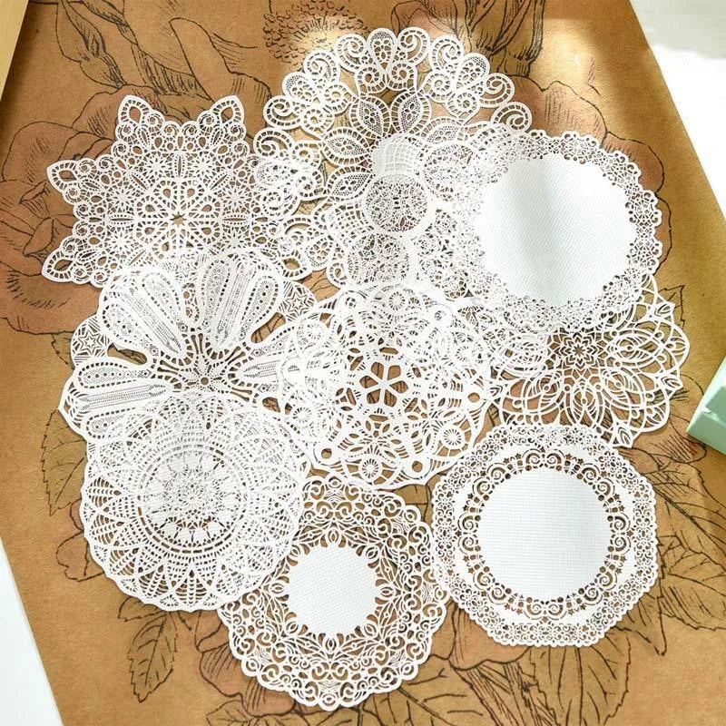 Hand Doily Paper for Journaling & Scrapbooking - PaperWrld
