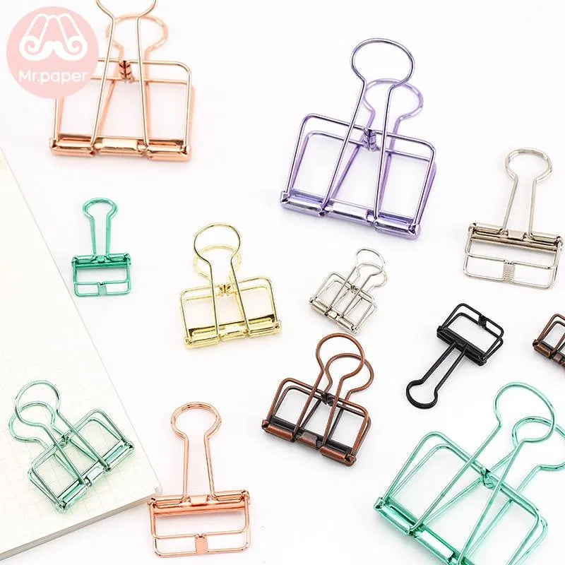 Metal Colourfull Clips for Journaling & Scrapbooking - PaperWrld
