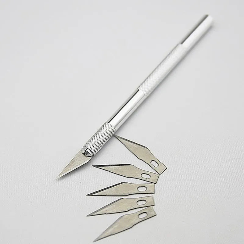 Stainless Cutter With Interchangeable Blades for Journaling & Scrapbooking - PaperWrld