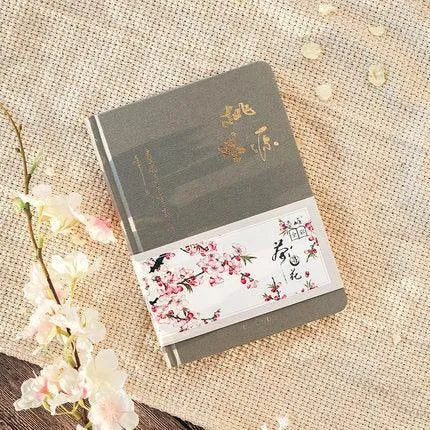Floral Japanese Notebook for Journaling & Scrapbooking - PaperWrld