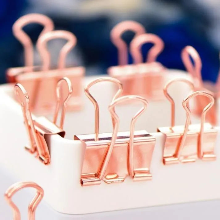 Rose Gold Clips for Journaling & Scrapbooking - PaperWrld