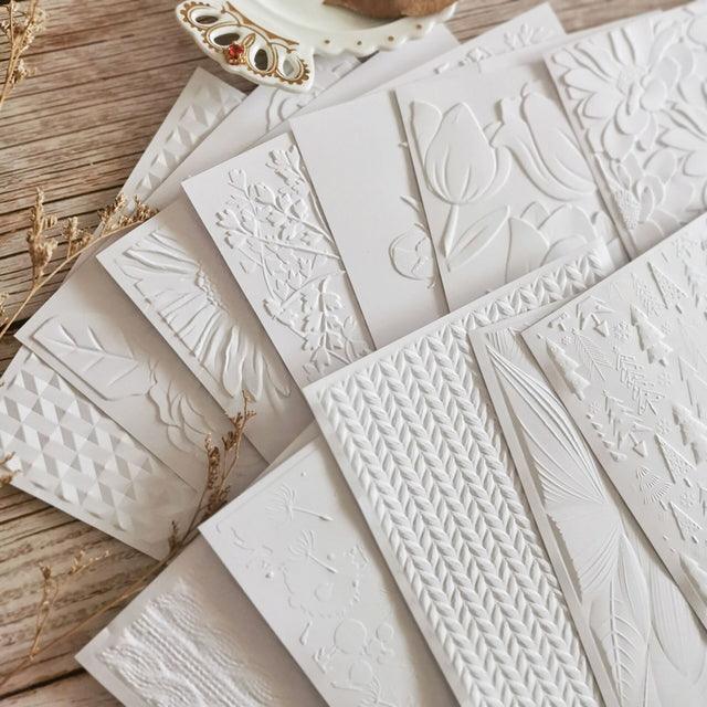 Decorative White Paper Pack - B - PaperWrld