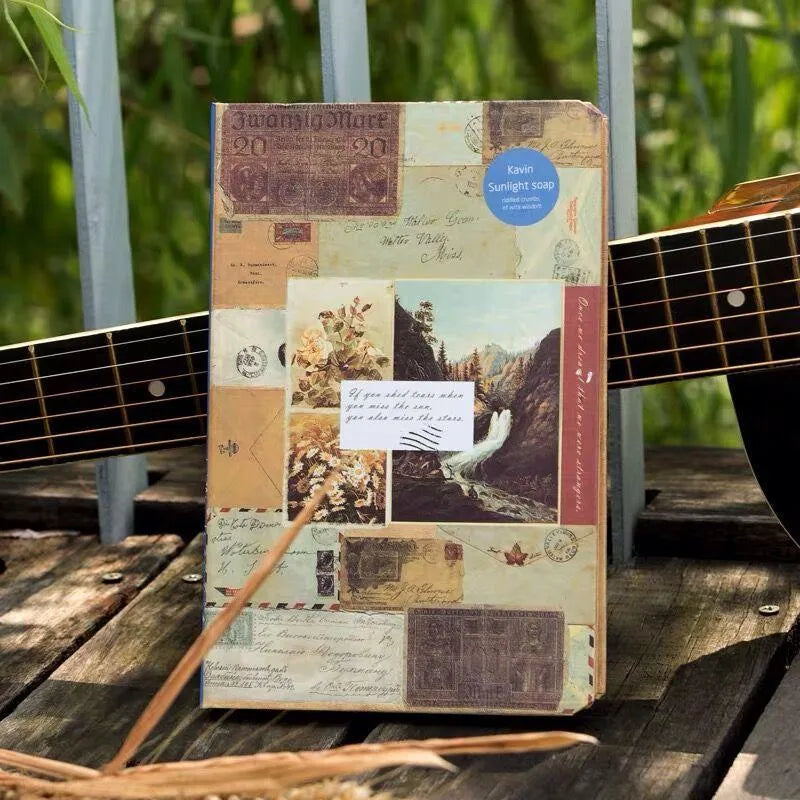 Vintage Kraft Notebook for Journaling & Scrapbooking - PaperWrld