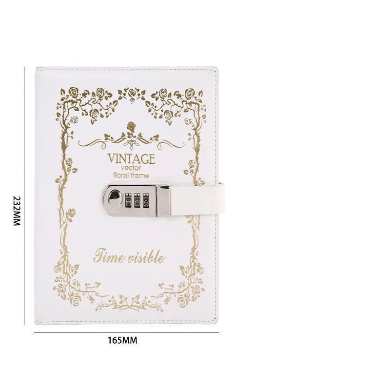 Embroidered Vintage Notebook for Journaling & Scrapbooking - PaperWrld