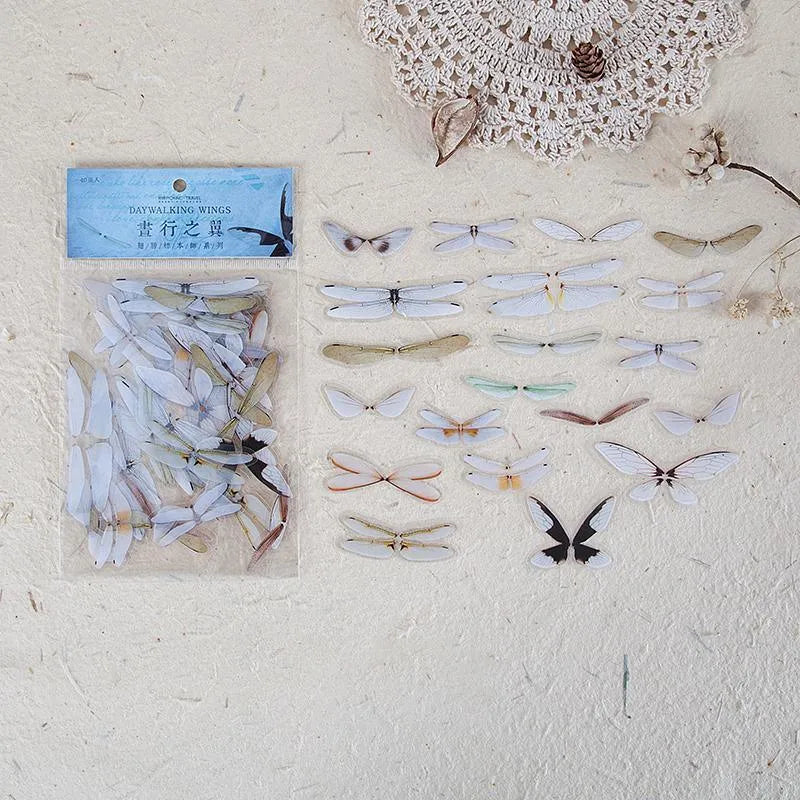 Butterfly & Dragonfly Stickers for Journaling & Scrapbooking - PaperWrld