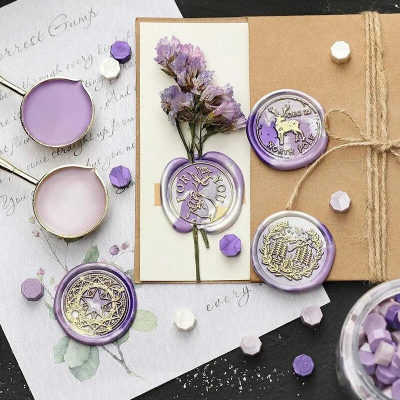 Octagonal Mixing Color Sealing Wax for Journaling & Scrapbooking - PaperWrld