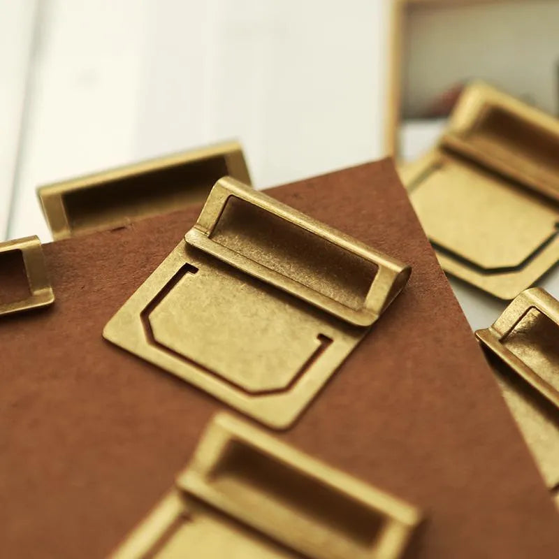 Brass Retro Bookmark for Journaling & Scrapbooking - PaperWrld