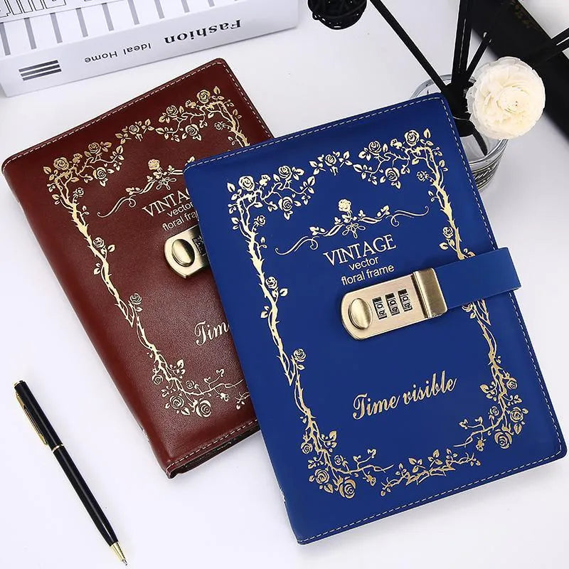 Embroidered Vintage Notebook for Journaling & Scrapbooking - PaperWrld