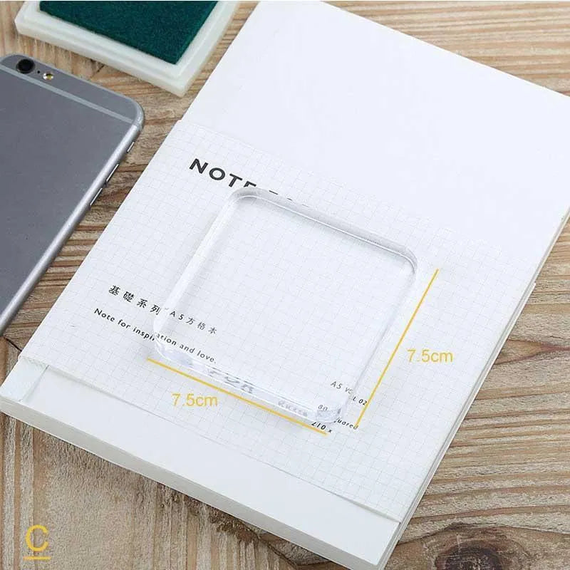 Handle For Transparent Silicone Stamps for Journaling & Scrapbooking - PaperWrld