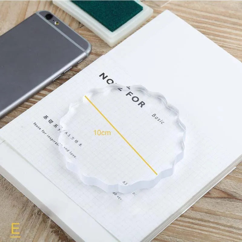 Handle For Transparent Silicone Stamps for Journaling & Scrapbooking - PaperWrld