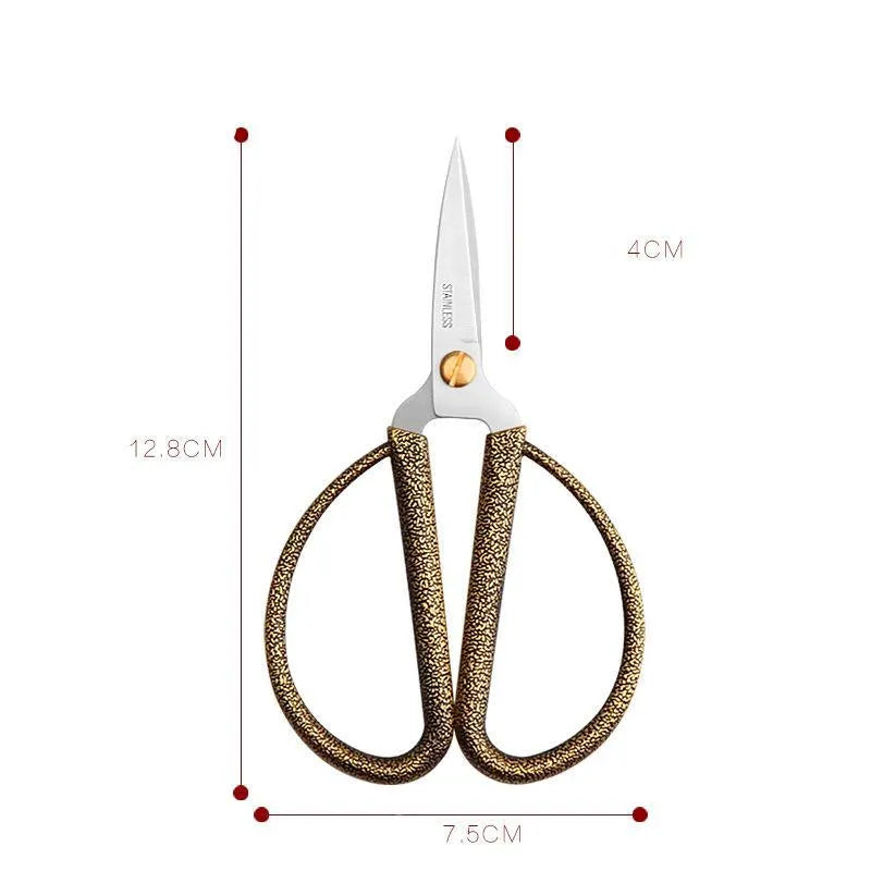 Bronze Zinc Vintage Scissor for Journaling & Scrapbooking - PaperWrld