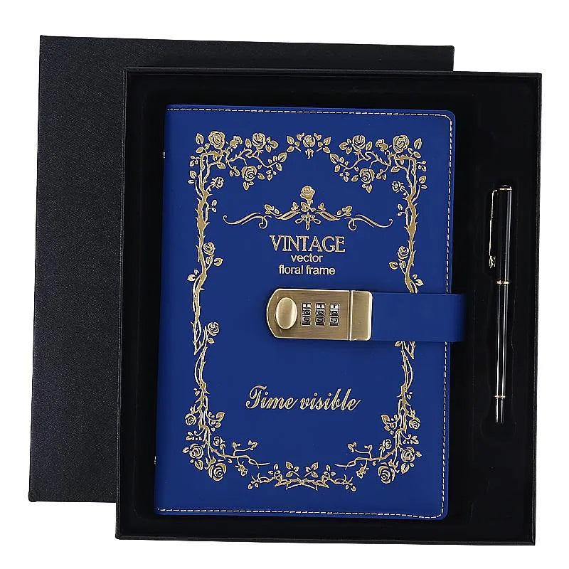 Embroidered Vintage Notebook for Journaling & Scrapbooking - PaperWrld