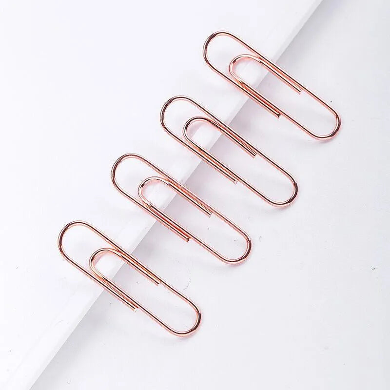 Rose Gold Clips for Journaling & Scrapbooking - PaperWrld